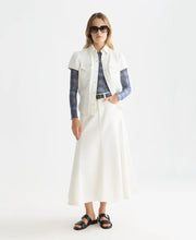Denim Maxi Skirt