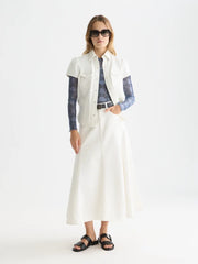 Denim Maxi Skirt