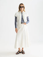 Denim Maxi Skirt