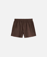 Embroidered Crepe Shorts