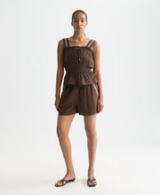 Embroidered Crepe Shorts