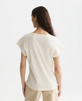 Embroidered V-Neck T-Shirt