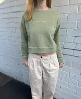 Flatlock Chest Logo Sweatshirt