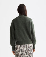 Fuzzy Crew Neck Pullover