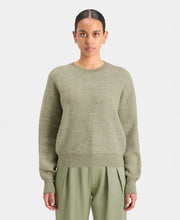 Fuzzy Crew Neck Pullover