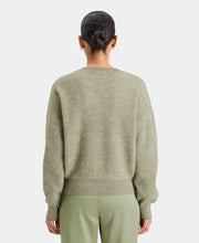 Fuzzy Crew Neck Pullover