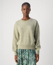Fuzzy Crew Neck Pullover