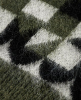 Fuzzy Jacquard Crew Pullover