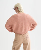Fuzzy Relaxed Cardigan