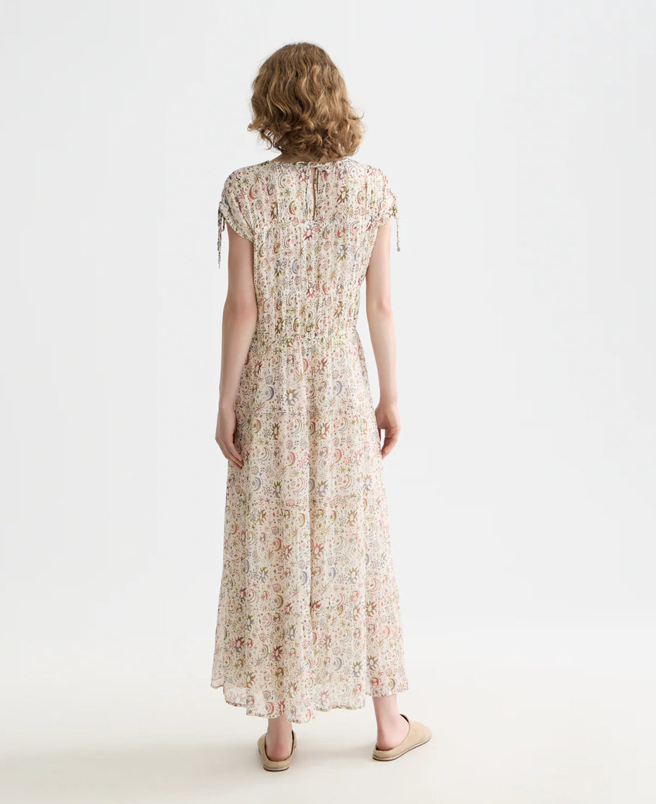 Gathered Midi Dress
