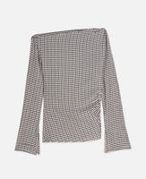Gingham LS T-Shirt