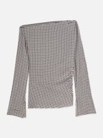 Gingham LS T-Shirt