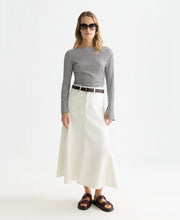 Gingham LS T-Shirt