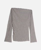 Gingham LS T-Shirt