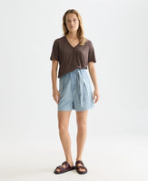 Linen V-Neck T-Shirt