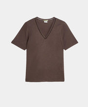 Linen V-Neck T-Shirt