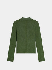 Metallic Ribbed Cardigan