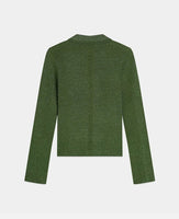 Metallic Ribbed Cardigan