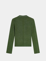 Metallic Ribbed Cardigan