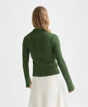 Metallic Ribbed Cardigan