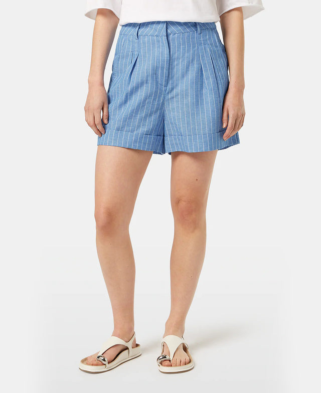 Printed High Rise Shorts