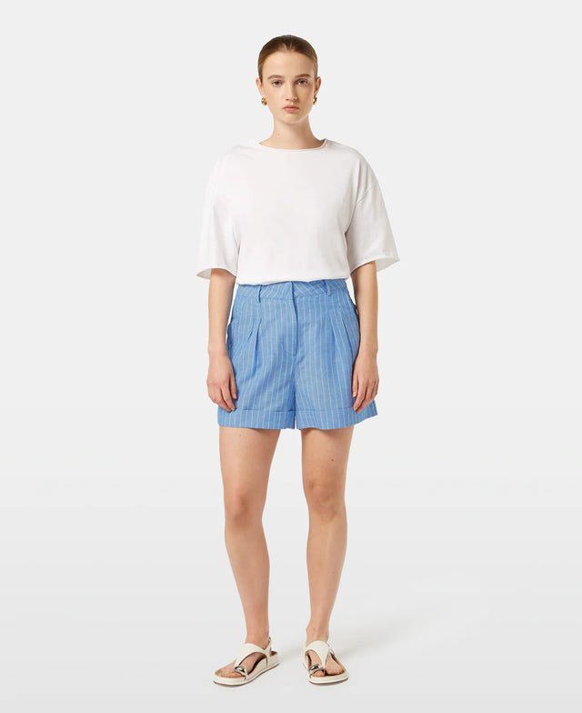 Printed High Rise Shorts