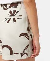 Printed High Rise Shorts