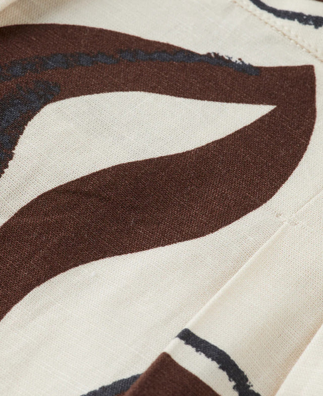 Printed High Rise Shorts