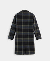 Relaxed Single Breasted Wool Coat