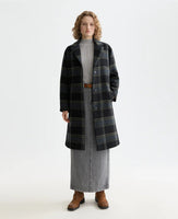 Relaxed Single Breasted Wool Coat
