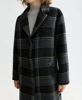 Relaxed Single Breasted Wool Coat
