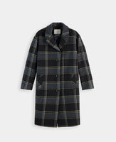 Relaxed Single Breasted Wool Coat
