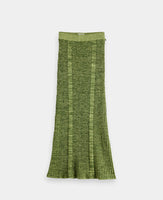 Ribbed Knitted Maxi Skirt