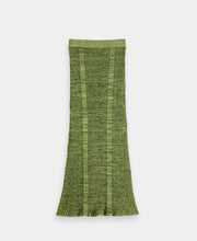 Ribbed Knitted Maxi Skirt