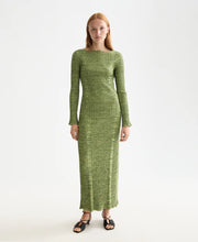 Ribbed Knitted Maxi Skirt