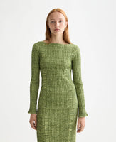 Ribbed Knitted Pullover