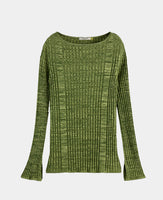 Ribbed Knitted Pullover