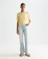 Stripe Knitted T-Shirt