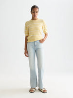 Stripe Knitted T-Shirt