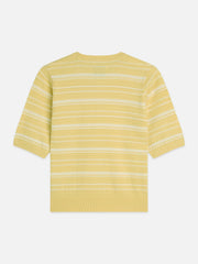 Stripe Knitted T-Shirt