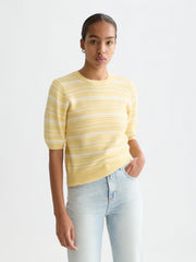Stripe Knitted T-Shirt