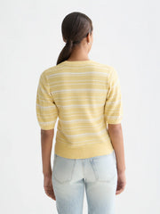 Stripe Knitted T-Shirt
