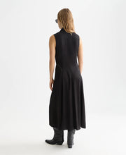 Studded Button Midi Dress