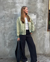 Technical Nylon Bomber Jacket