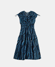 Tiered Poplin Midi Dress