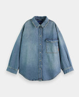 Vintage Washed Denim Overshirt