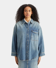 Vintage Washed Denim Overshirt