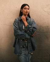 Vintage Washed Denim Overshirt