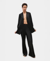 Bias Cut Black Pants