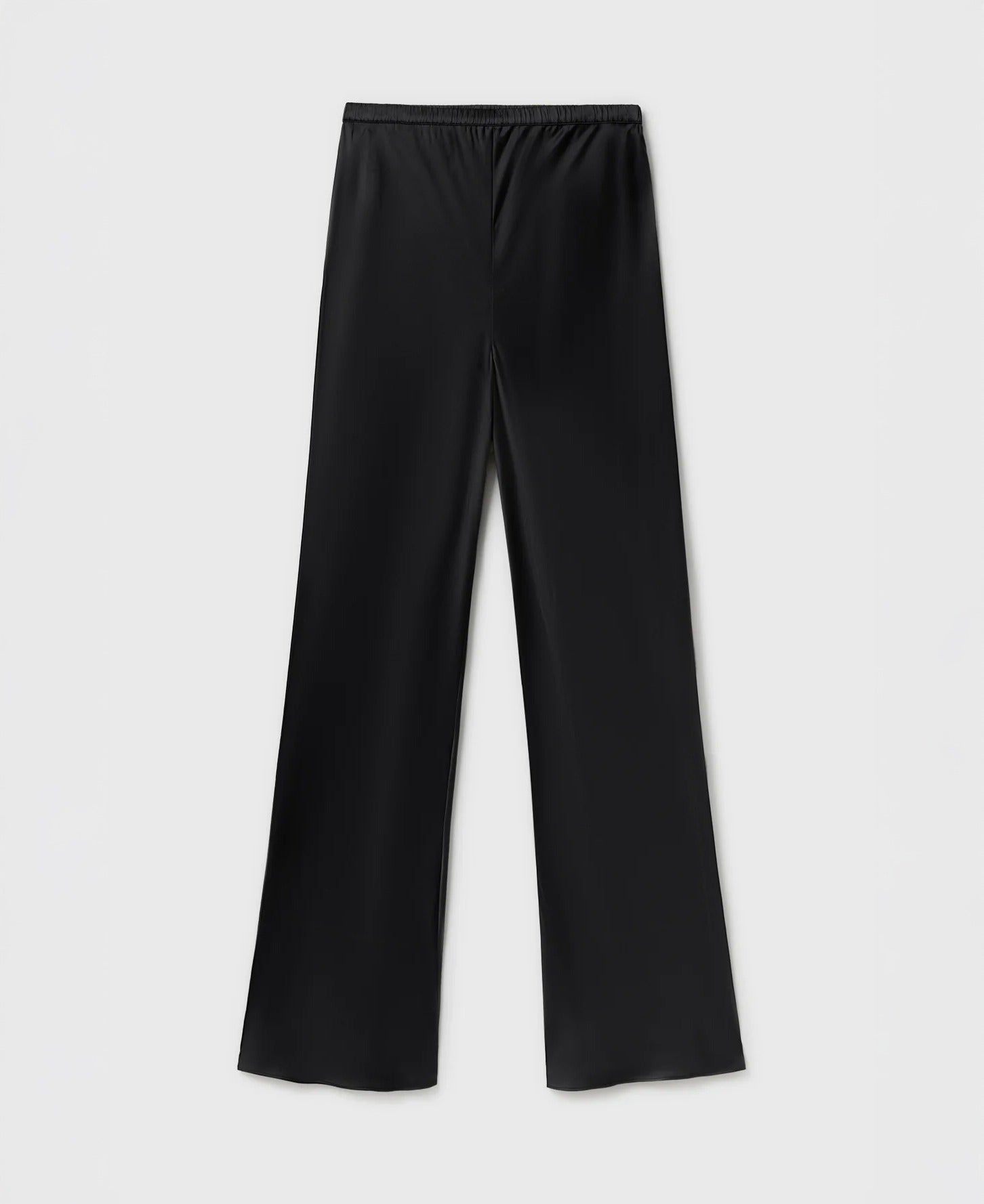 Bias Cut Black Pants